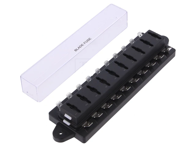 Fuse Box 19mm, 32vDC 30A, 10 ways Model#3