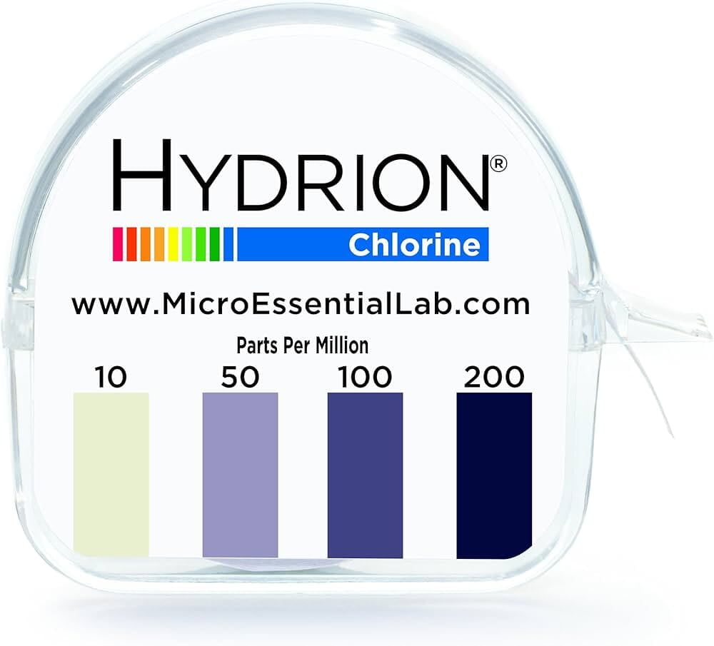 Micro Essential Hydrion CM-240 Chlorine Test Paper