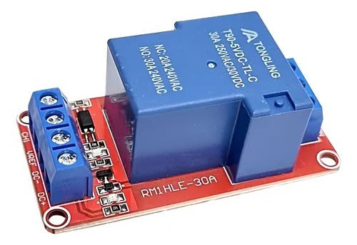 Isolation Relay Module, 5V, 30A, 1-Channel Relay Module With Optocoupler