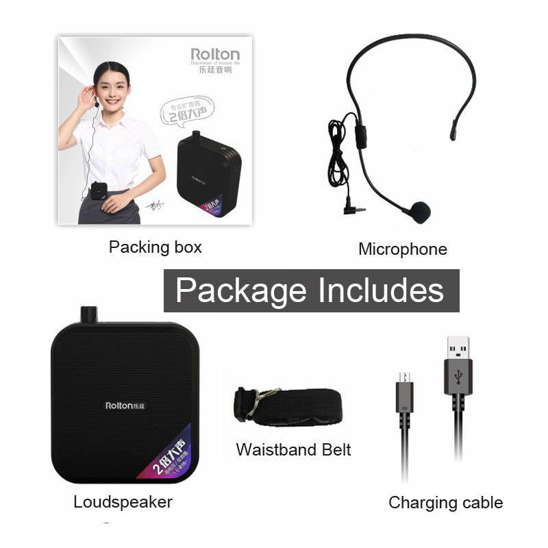 Portable Microphone Amplifier Loudspeaker, Voice Amplifier Kit