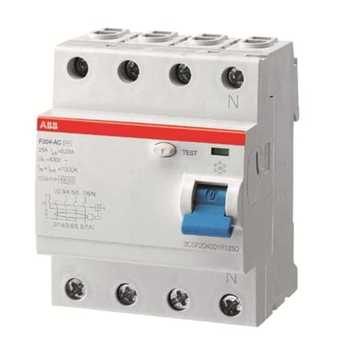 ABB RCD, 63A, 3 Pole, 30mA