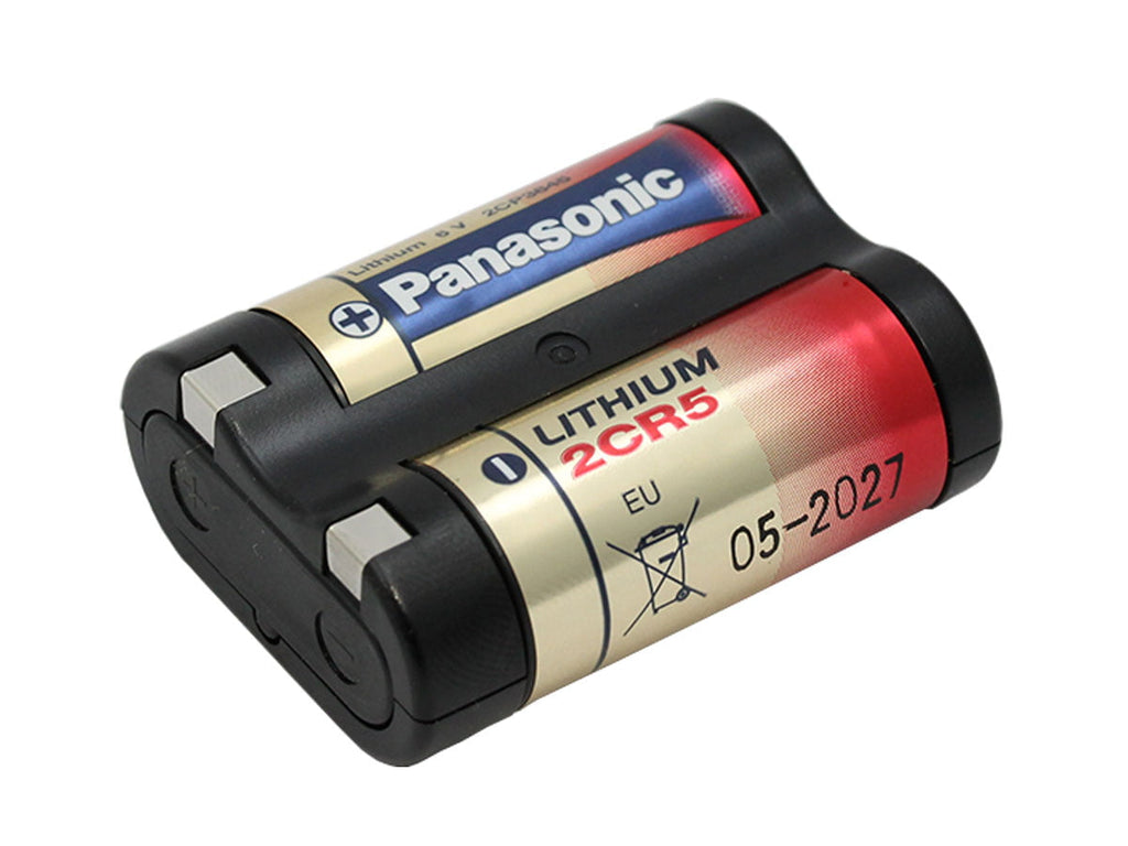 Panasonic Lithium Battery, 2CR, 6v, Panasonic