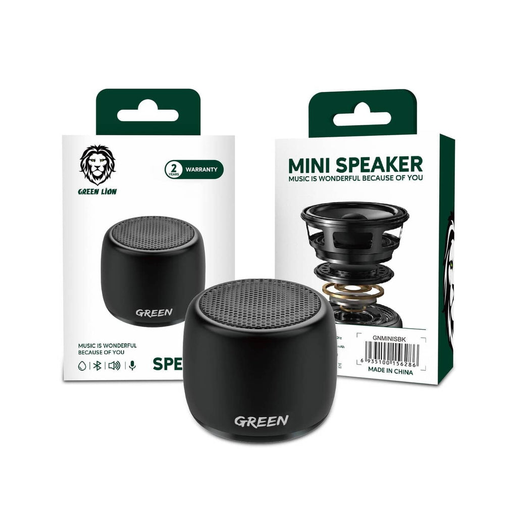 Green Mini Speaker - Black