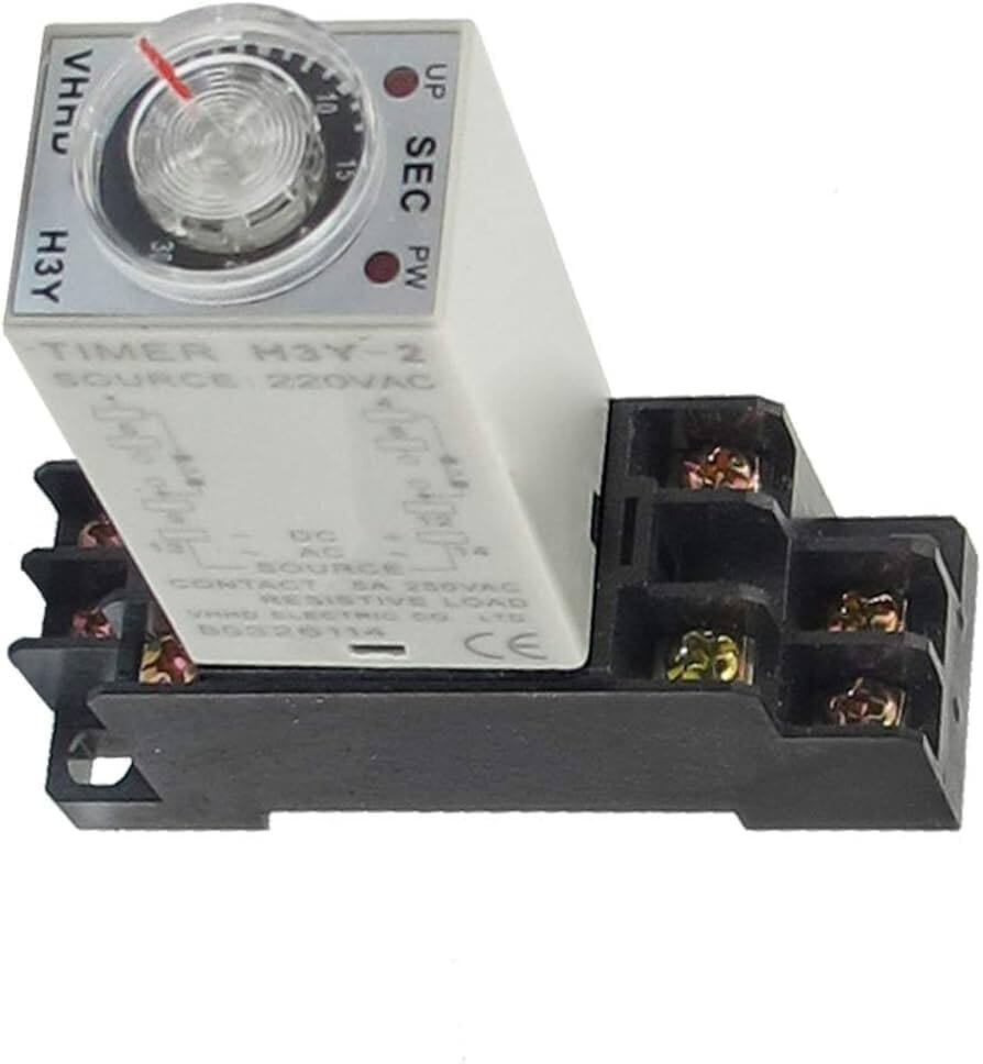 AC 220V Electrical H3Y-2 0-30S DPDT 8 Pins Power on Time Delay Relay