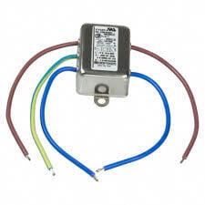 Anti-interference Filter,  250VAC, 10A, with Cables