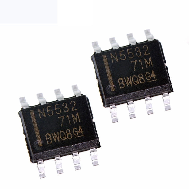 Operational Amplifier NE5532DR, SMD IC
