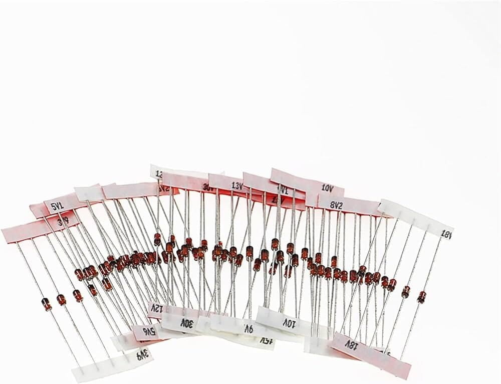Zener Diode Kit, 1W,  1N4728 to 1N4751, 70pcs