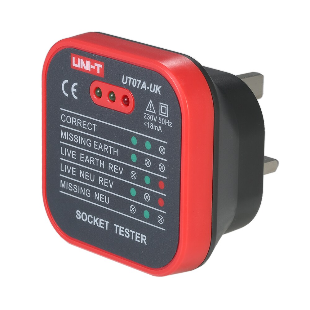 Socket Tester Electrical Live/Null/Earth Line, Power Socket Tester