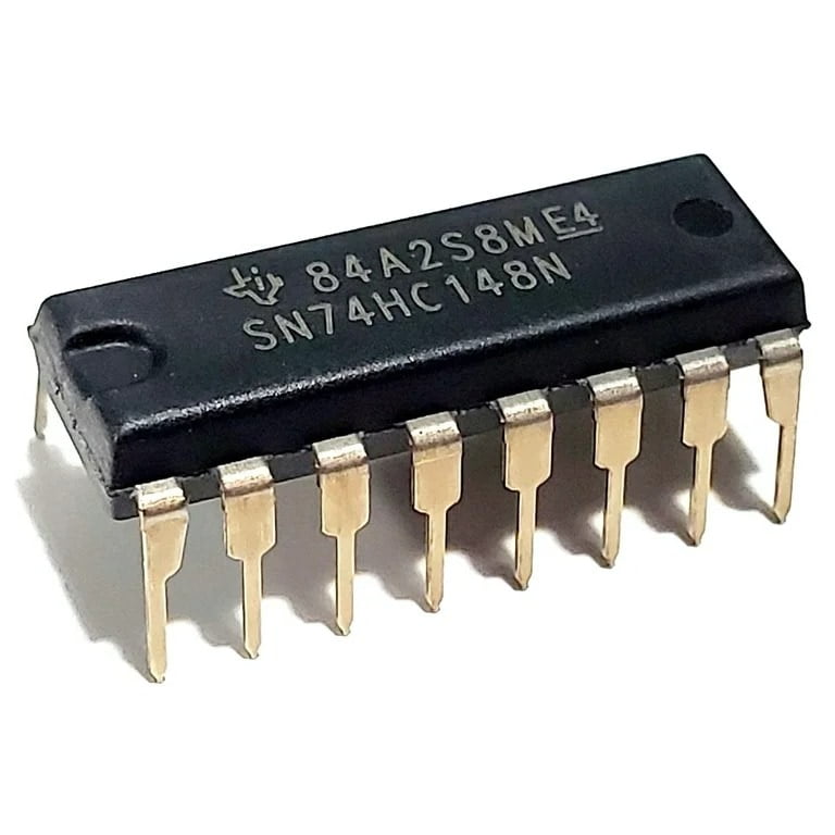 74148, 74HC148N,  IC Digital Encoder, 16pins