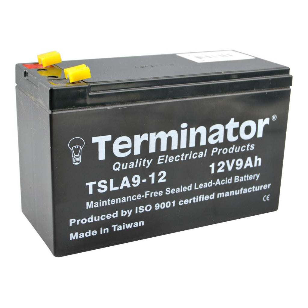 Rechargeable Lead Acid Battery, SMF Battery, 12V, 9Ah, Terminator