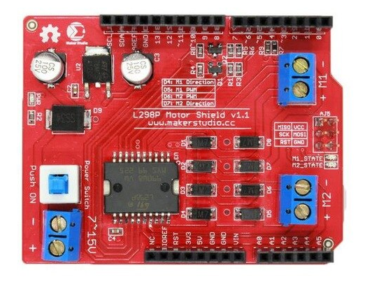 L298p Motor Driver Shield for Arduino, Motor Shield