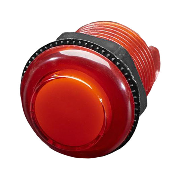 Switch Push Button with LED, SPST, Round Button, 0.01A, 5v DC, 30mm, Red