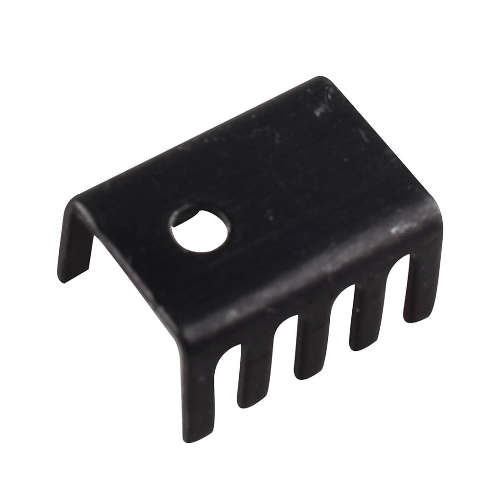Heatsink 20x15x10mm Black Aluminum Alloy