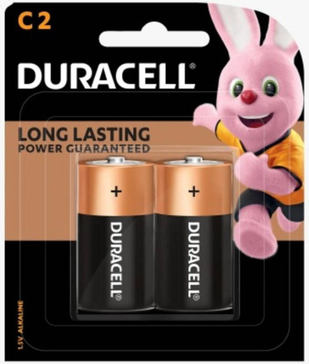 Battery, 1.5V, Size C, DURACELL ( price per pack )