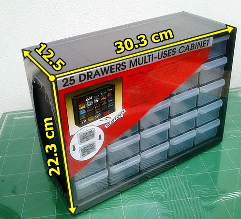 Drawer Multi Use Storage 25 in 1 Cabinet