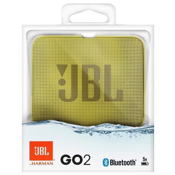 JBL GO2 Waterproof Ultra Portable Bluetooth Speaker Yellow