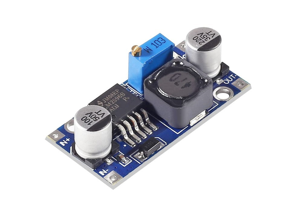 DC-DC Converter Step Down Module, LM2596, 3A, Input 4.5v to 28v, Output 0.8v to 20v