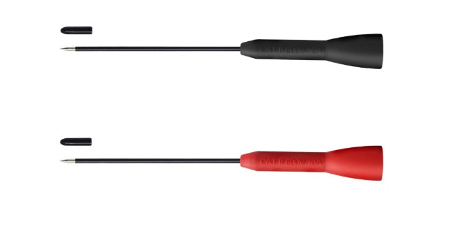 Multimeter Test Probe for FLUKE Leads(tl71,tl75),Extended Needle Test Probes(600V/10A),Non-Destructive,1 set)