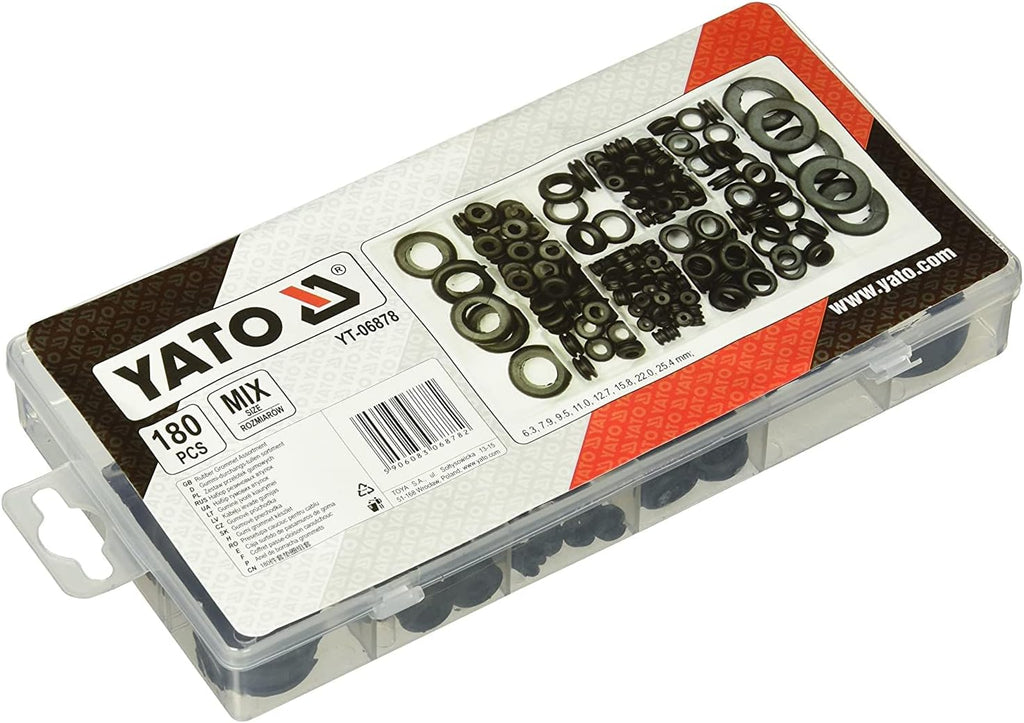 Grommets Rubber Kit, 180 pcs