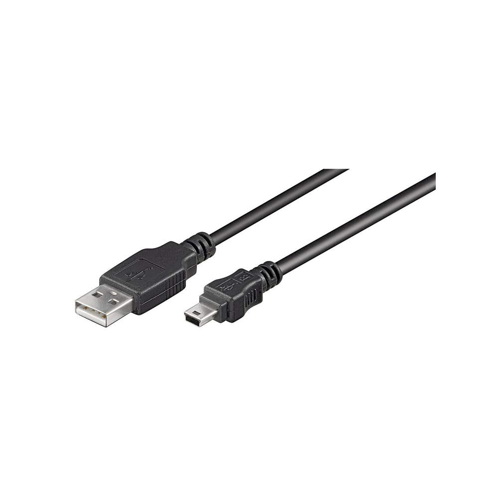 USB Cable 2.0, USB A Plug, USB B Mini Plug, 3 meters