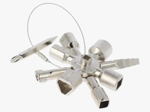 Square and Triangle Wrench for Control Cabinets