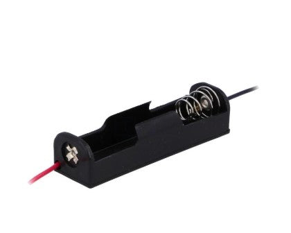 1xAA, AA Battery Holder With Cables, 1 Battery