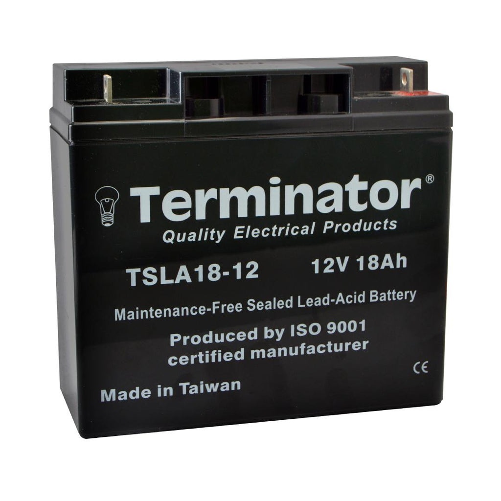 Rechargeable Lead Acid Battery, SMF Battery, 12V,18Ah, terminator