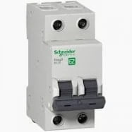 Circuit breaker, 400VAC, 1A, 2 Poles, 10kA, C Type SCHNEIDER ELECTRIC