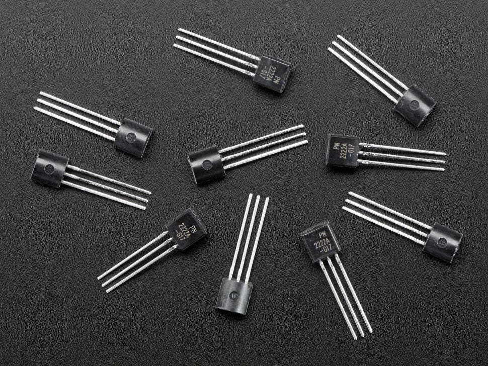 Transistors, PN2222, NPN, Bipolar