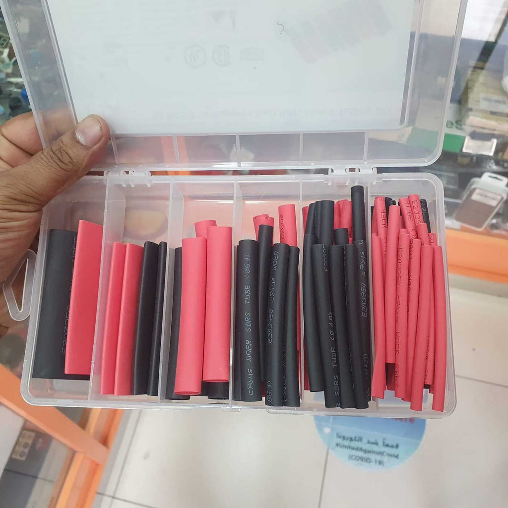 Heat Shrink Set, 80pcs, with Glue, Heatshrink, Wire Protector