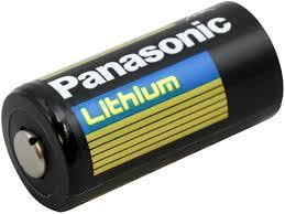 CR123A non-rechargeable Lithium Battery, 3V, 1.55A
