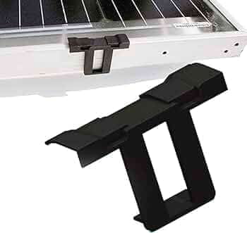 Solar Panel Water Guide Clip, Water Redirection Clips, Plastic, Black, Size: 40mm