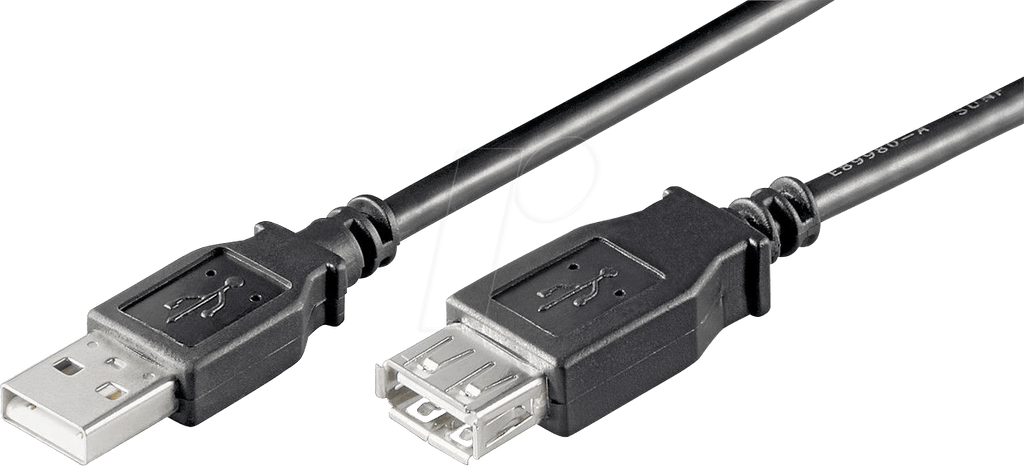 Cable USB A plug, USB A socket, 1.8 meters