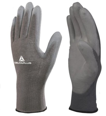 Protective Gloves, Size: 8, Grey, Polyester
