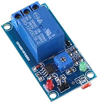 12V Relay Module with LDR Photoresistor Light Detection