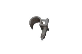Cable Holder, 18mm, 1 Socket, Gray