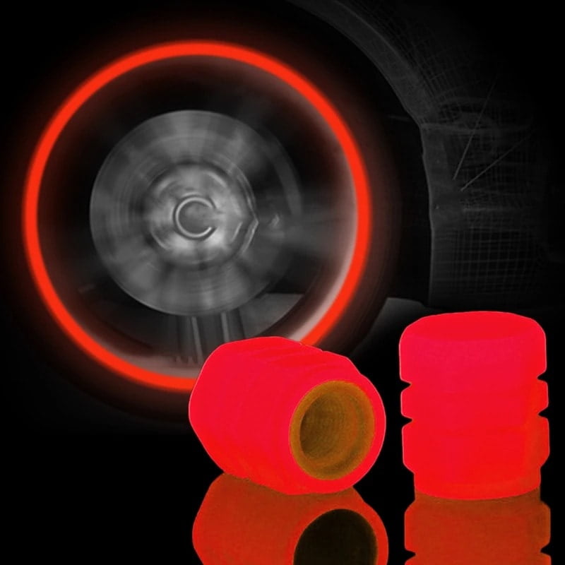Universal Light for Tire Valve Cap,Red