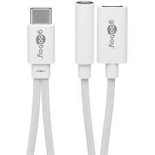 Audio Adapter, Jack 3.5mm 3pin Socket, USB C Socket, USB C Plug