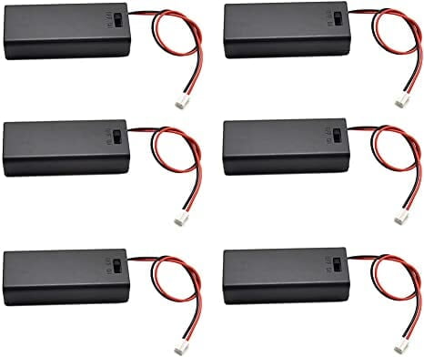 AAA Battery Holder Case Cover Storage Box with ON/Off Switch