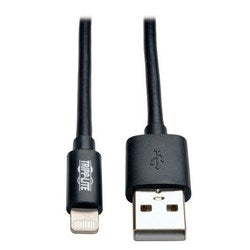 Apple USB Cable, USB Type A to i5 Lightning Apple Connector, M/M, 3 meters, Black, Brand - Tripp Lite