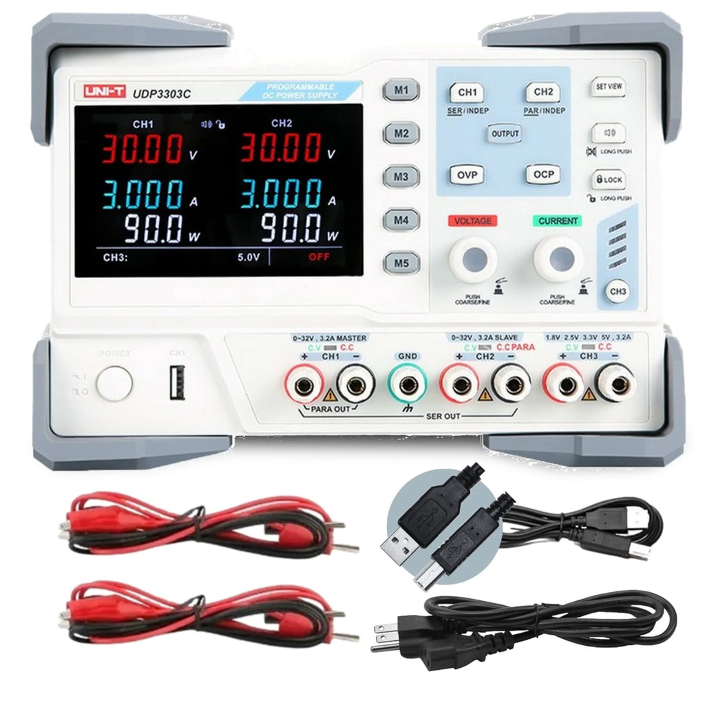Programmable Linear DC Power Supply, 3 Channel, UDP3303C, Brand: UNI-T