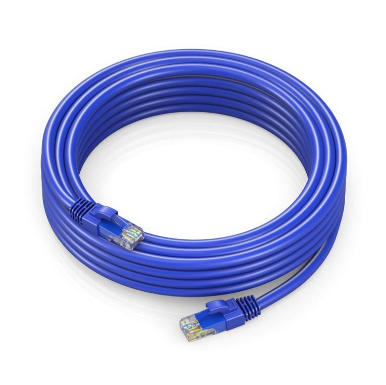 Ethernet Cable, RJ45, Cat 6, UTP, 8p8c, 3 meter, Blue