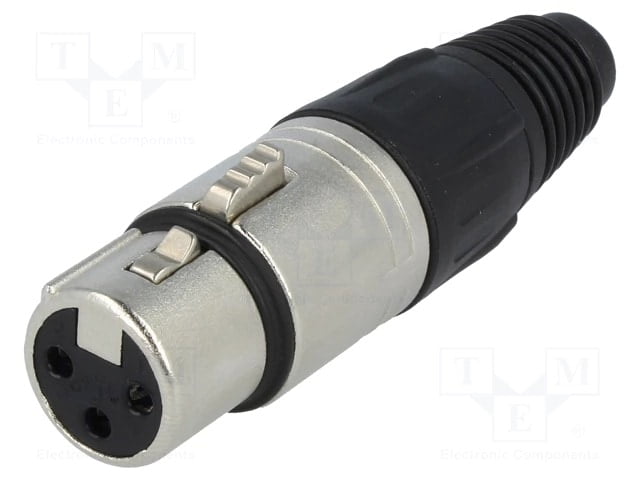XLR Plug, Female, 4 PIN