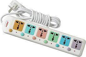 Power Extension, 6 Sockets