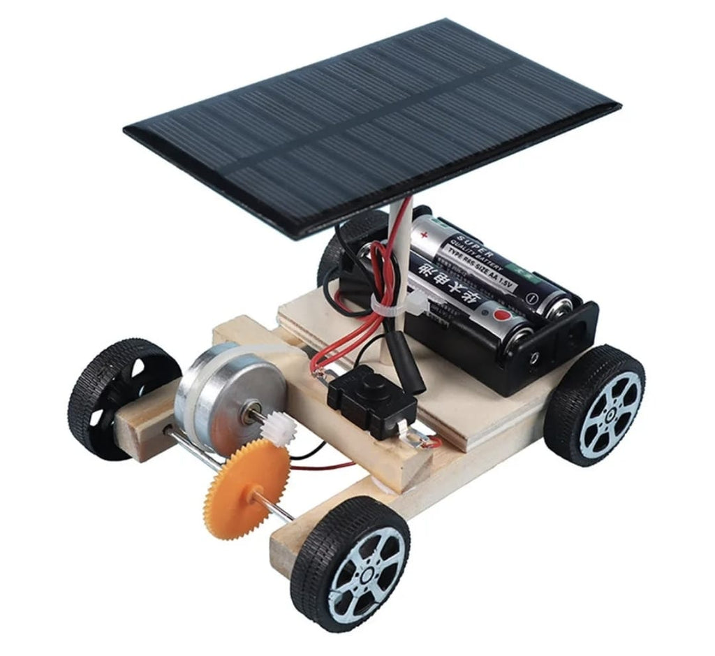 Assemble Solar Creative Inventions DIY Car Motor Robot Kit Motor Educational Electronic Kit Car Model Science Experiment for Kid