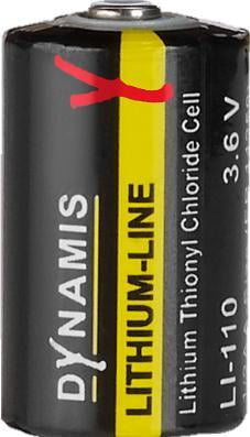 LS14250, 14250, Cylindrical Lithium Battery,  3.6V, 1.2Ah, Size: 1/2AA