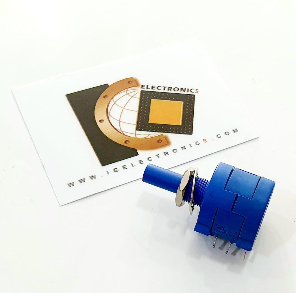 Potentiometer shaft multiturn 5k? 2W ±5% 6.35mm linear