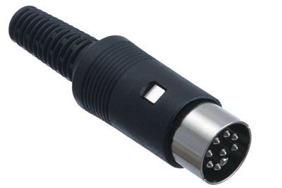8 PIN MIDI CONNECTOR MALE
