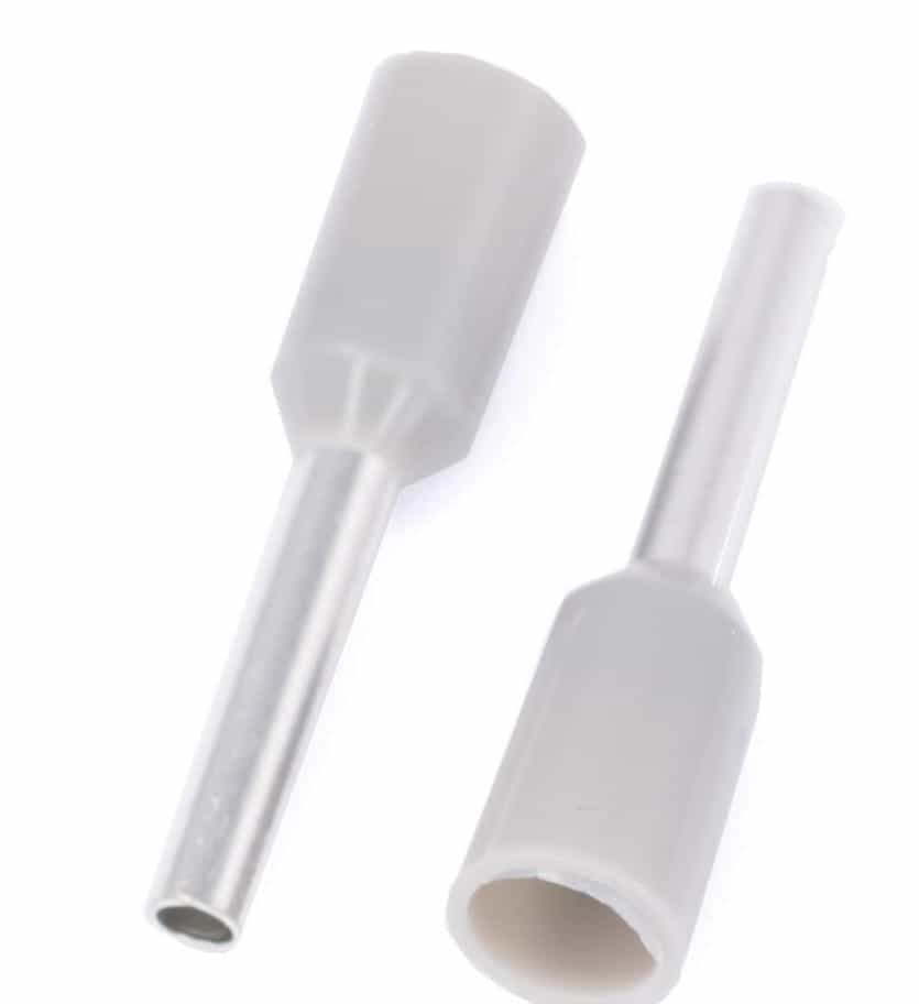 Insulated Bootlace Ferrule Tip, copper, Wire Cross Section: 0.75mm2