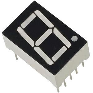 7 Segment Display (Single Digit), C.A., 0.56"
